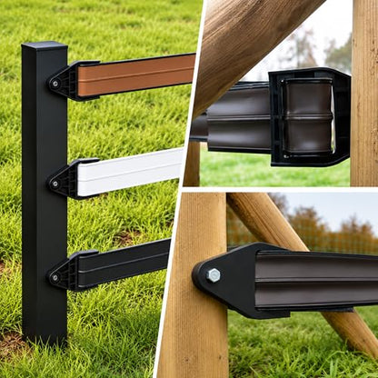 Equine Fencing Accessory End Buckle 5pcs, Weatherproof Horse Fence, Suitable for Equine Events, Clubs and Outdoor Riding Perimeter Use - size: End Buckle