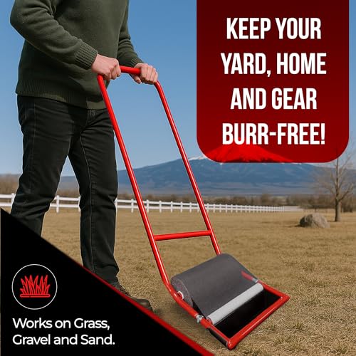 The Ultimate Sticker Burr Roller Tool for Your Yard - (12" Wide Roller)
