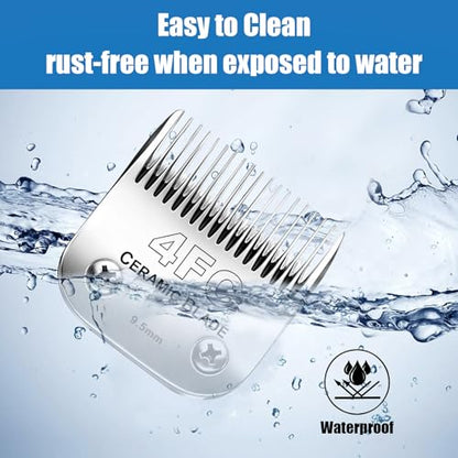 Dog Grooming Replacement Blades Compatible with Andis Dog Clipper - size: 4FC