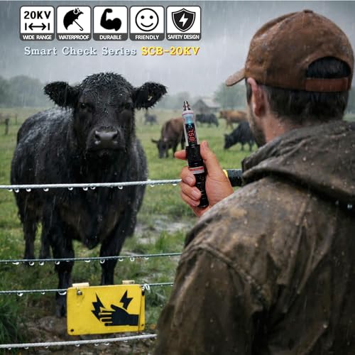 Electric Fence Tester, 20,000V
