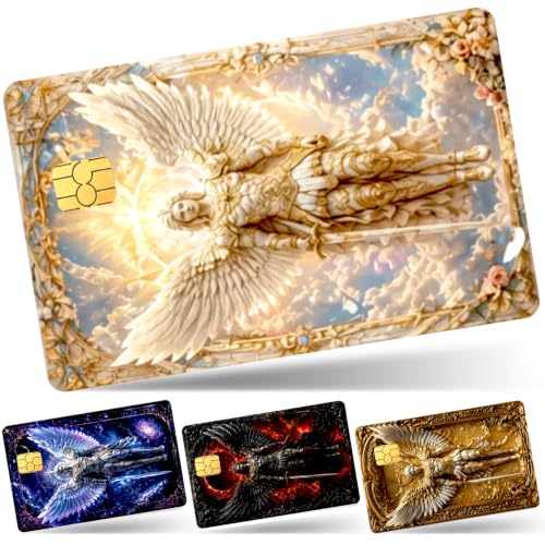 4PCS Angel Credit Card Skin, Debit Cards Cover Personalized Stickers - color: Angel Card