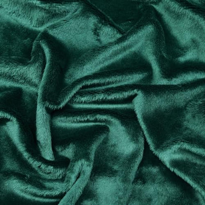 Surf turtle Dark Green Super Soft Minky Fabric by The Yard, 36"x60" - color: Dark Green