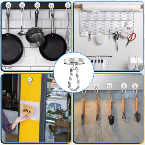 Magnetic Hooks Heavy Duty 150Lbs, 4 Pack Super Strong Magnetic Hooks - style: 150lb-4P