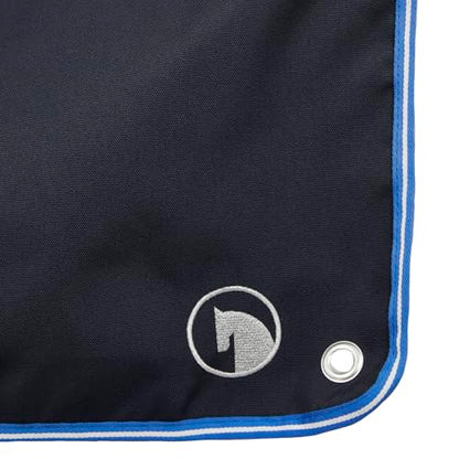 HORZE Ella Equestrian Horse Show Stall Guard with 3 Pockets | 73" x 54" - Peacoat Dark Blue - One Size