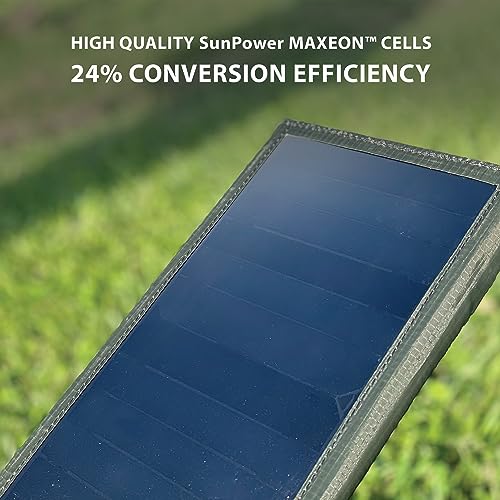 ELECOM NESTOUT Portable Solar Panel, Dual USB-A Ports, 28W Power Generation Charger for Phone Camping, Durable Water-Resistant Ripstop Nylon, Foldable Lightweight, Adjustable Stands (2-Panel) - color: 2-panel