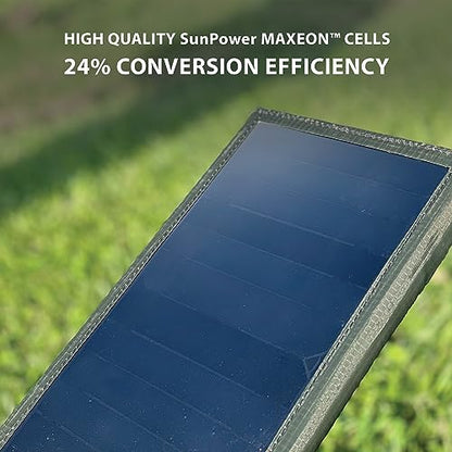 ELECOM NESTOUT Portable Solar Panel, Dual USB-A Ports, 28W Power Generation Charger for Phone Camping, Durable Water-Resistant Ripstop Nylon, Foldable Lightweight, Adjustable Stands (2-Panel) - color: 2-panel