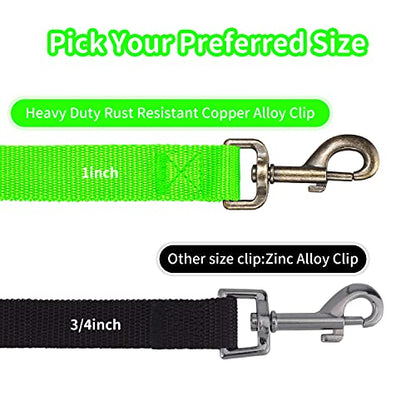 HIKISS Long Dog Leash Obedience Recall Training Agility Lead with Thickening Material for Large Dog - 15ft 20ft 30ft 50ft 100ft Training Leash(Green 15ft) - color: T5:Large Dog Thicken green, size: 15 Feet