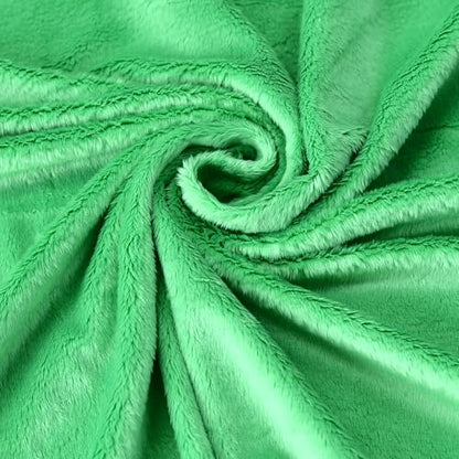Surf turtle Green Super Soft Minky Fabric by The Yard, 36"x60" - color: Green