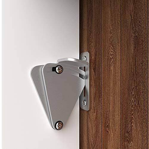 WINSOON Barn Door Lock Hardware Stainless Steel - color: Silver