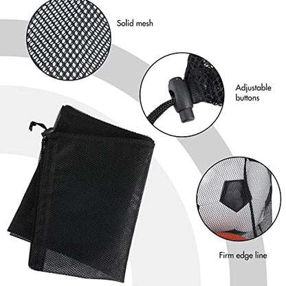 Berlune 30 Pack Large Mesh Laundry Bags - color: Black