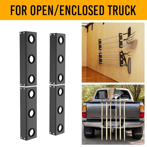 Utility Trailer Tool Rack, 4Pcs 3 Hole Shovel Holder - size: 4Pcs 3 Hole Tool Rack