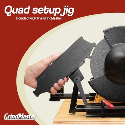 GrindMaster Lathe Tool Sharpening Jig with Quad Setup 8" - size: for 8 inch Grinders
