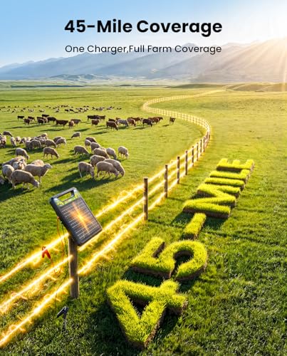 1J Solar Fence Charger | Portable - color: Black-Grey
