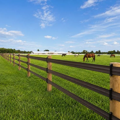 425 Flex Fence Equine Fencing Starter Kit Modular Splicing Heavy Duty DIY Horse Fence Suitable for Equine Events, Clubs and Outdoor Riding Perimeter Use Easy Install 330′ Rolls 10 Pack - size: Horse Fence kit