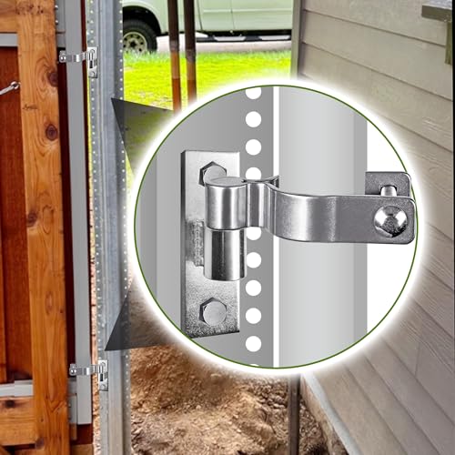 Generic Gate Hinges, Sturdy Metals Wall Mount Gate Hinges Heavy Duty, Gate Hinge for Farm Gate or Fence Gate, Fit 5/8'' Pin Chain Link Fence Gate Hinge-2Pcs, KZ-YZJL38125-2