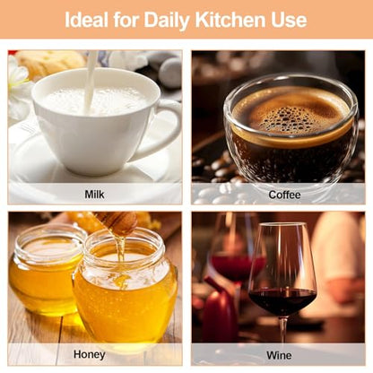 Ultra-Fine Nylon Mesh Strainer- Mini Kitchen Colander for Coffee, Milk, Yogurt, Juice - Non-Slip Handle & Hanging Hole (200 Mesh) - size: 200 Mesh