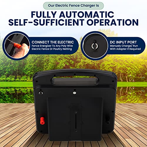 My Animal Command Solar Power Electric Fence Energizer Charger 0.25 Joules - size: MAC3ML 0.25 Joules