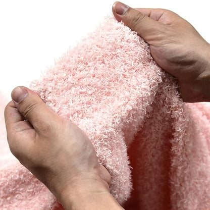 Surf turtle Light Pink Curly Teddy Fleece Faux Fur Fabric 36" x 59" - color: Light Pink, size: 36 x 59 inches