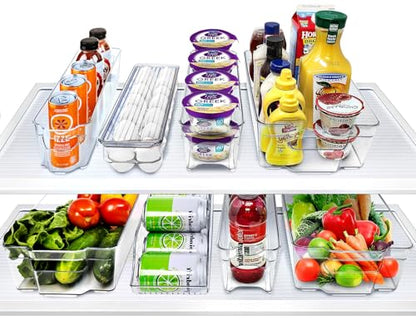 Sorbus Fridge Organizers and Storage Bins for Pantry & Fridge (8 Piece Set) - size: 8 Pack