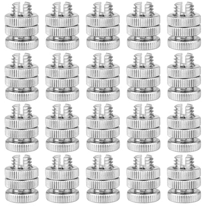 20 Pieces Split Bolt Joint Clamp Wire Connector Electrical Fence Connector Aluminium Alloy for Multiple Electric Fence