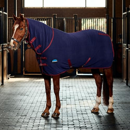 WeatherBeeta Anti-Static Fleece Cooler Combo Neck, Navy/Burgundy, 84" - color: Navy/Burgundy, size: 84"