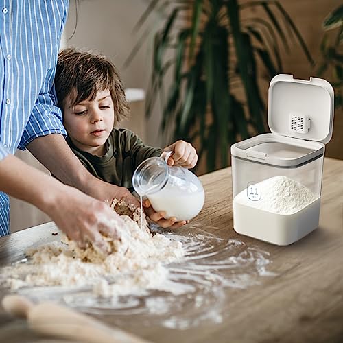 Flour Container 20LBS - 10 L /10.5 QT /10 KG - Rice Container Storage Food Grain Container Bins Household for Kitchen Pantry Organization (11L) | 10 L /10.5 QT /10 KG - Rice & Cereal & Pet & Laundry Pod Bin, Kitchen Bathroom Pet Food Pantry - color: 11 L