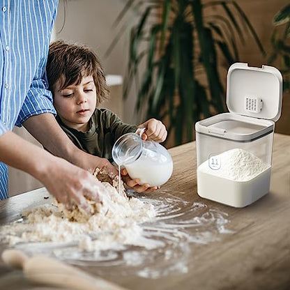 Flour Container 20LBS - 10 L /10.5 QT /10 KG - Rice Container Storage Food Grain Container Bins Household for Kitchen Pantry Organization (11L) | 10 L /10.5 QT /10 KG - Rice & Cereal & Pet & Laundry Pod Bin, Kitchen Bathroom Pet Food Pantry - color: 11 L