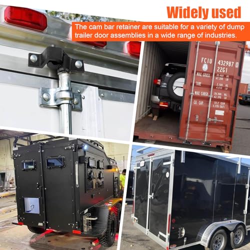 Fuoequl Trailer Hasp Bolt Kit for Trailer Cam Action Hasp - style: Trailer Cam bar Keeper