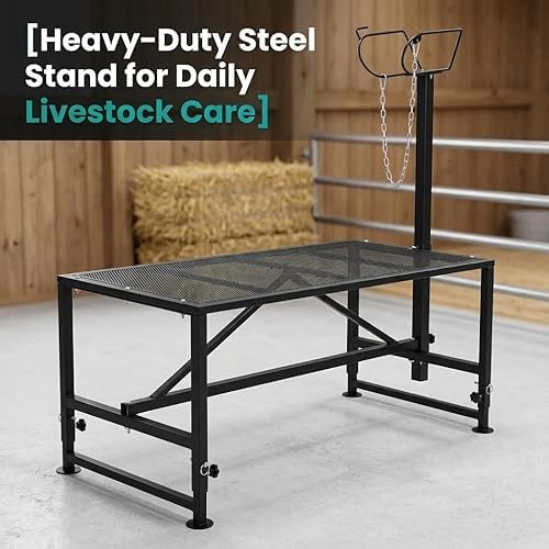Generic Goat Rack Black Feed Rack, Durable Livestock Hay Feeder, Stable Wall-Mounted Design, Heavy-Duty Use for Barns, Stables, and Goat Feeding Organization