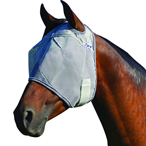 CASHEL Crusader Standard Foal/Mini Fly Mask (CFMFS) - color: Grey, size: XX-Small