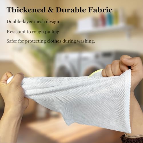 10Pcs Mesh Laundry Bags for Delicates 12 x 16 Inch