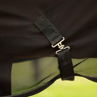 Equinavia Sommer Stable Sheet with NordicAir™ Tech - Black/Grey - 80 in - color: Black, size: 80 in