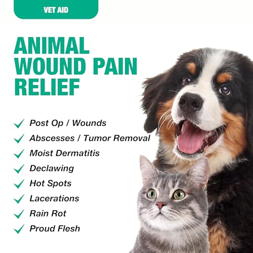 Animal Wound Care Foam - Liquid Bandage for Dogs, Cats & More - Pet Wound Care Supplies - Supports Insect Bites, Acne, Hot Spots & More for Pets - 2 oz