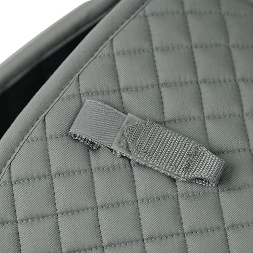 WeatherBeeta Prime Air-Tec Jump Shaped Saddle Pad - color: Grey, size: Large
