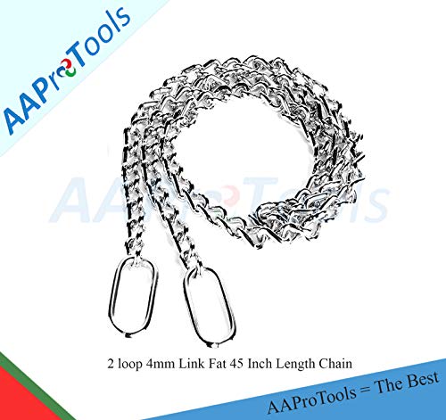 Durable Cow OB Apparatus (2 OB Handle & 45 Inch Chain), Goat Forceps, Cattle Delivery Instruments for Dairy Farm