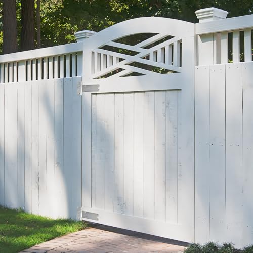 8 in T-Strap Shed Door Hinges,300 Lbs Capacity, 6 Pack Heavy Duty Tee Hinge - color: Silver, size: 8 in -6 pcs