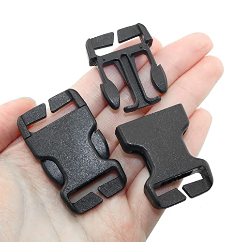 Quick Release Buckle 6PCS Multi-Size Plastic Buckle Repair Kit No Sewing Required for 20mm/0.79in Backpack Bag Strap