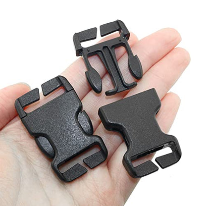 Quick Release Buckle 6PCS Multi-Size Plastic Buckle Repair Kit No Sewing Required for 20mm/0.79in Backpack Bag Strap