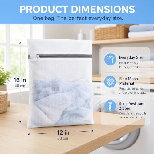 Lingerie Bag for Washing Delicates, Laundry Bags for Delicates - size: 3M(12x16")