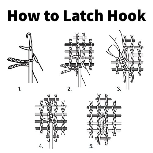 Herrschners Tranquil Sunset Latch Hook Kit