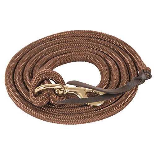 Mustang Poly Cowboy Lead Rope Brown - color: Brown