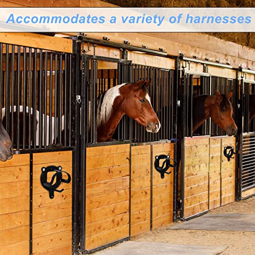 12 Counts Horse Bridle Rack, Bridle Bracket Bridle Hooks with Tubes & Screw - size: 12 Counts