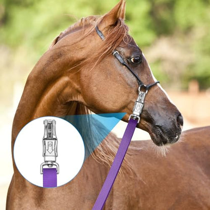 Cross Ties for Horse, Heavy Duty Nylon Trailer Tie - color: Purple