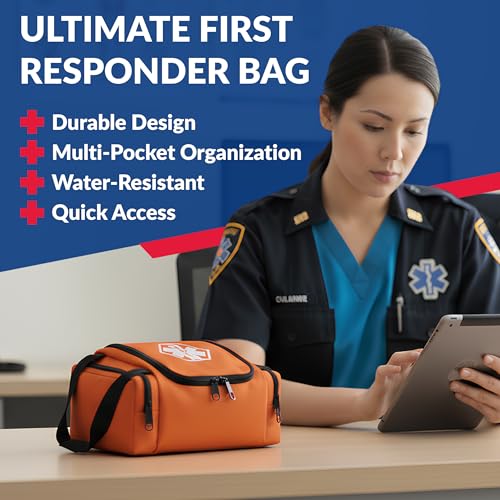 Dixie EMS Dixigear Empty First Responder II Bag 10.5" x 5" x 8" - Orange - color: Orange