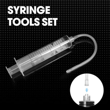 20ml Luer Lock Syringe with Cap and Soft Plastic Tube, Pack of 30 - size: 20ml - 4.0mm Tube