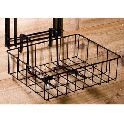 EASY-UP 5 Tier Interchangeable Saddle Rack System for Horse Enthusiasts | Strong Steel Construction | Black Powder Coated | Ideal for Western & English Saddles | Customizable & Portable Design - style: Wire Basket