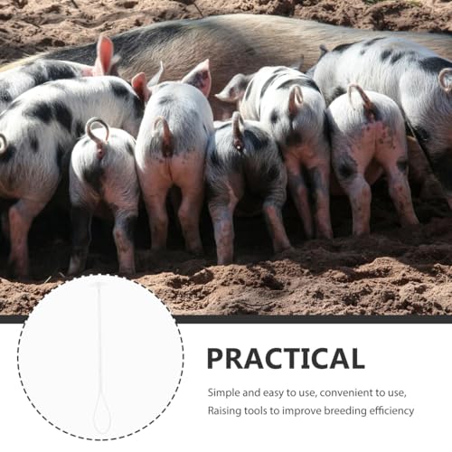 UPKOCH Pig Obstetric Aid Farrowing Rope, Livestock Birthing Assistance Tool, Animal Catching Hook Farm Equipment Care Supplies