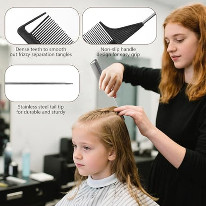 SWEET VIEW Boar Bristle Slick Back Hair Brush | Smooth Flyaways, Frizz, Sleek Ponytail, Buns and Edge Baby Hair, Gel Comb Styling Accessories for Girls, Kids and Women - color: Wood Color