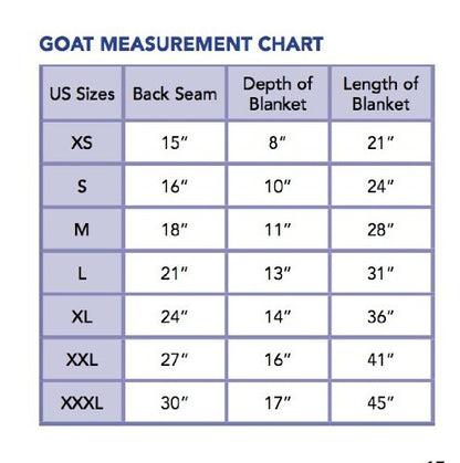 Horseware® Goat Rug - Navy/Red, M - color: Navy/Red, size: M