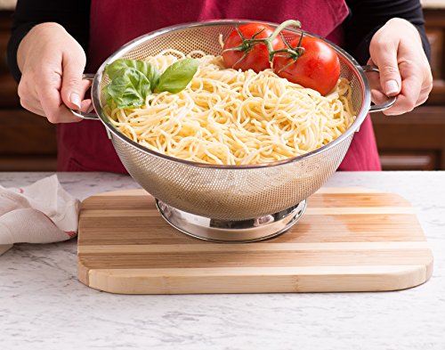 Bellemain Stainless Steel Colander for Kitchen, 3 Qt Pasta & Rice Strainer - size: 3-Quart